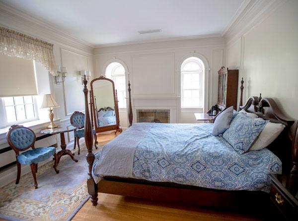 Guest Room with bed, mirror